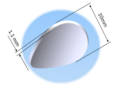 Diffusion depth from each side approx. 0.5 mm